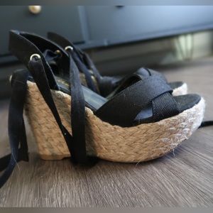 Lulus Ankle Wrap wedges